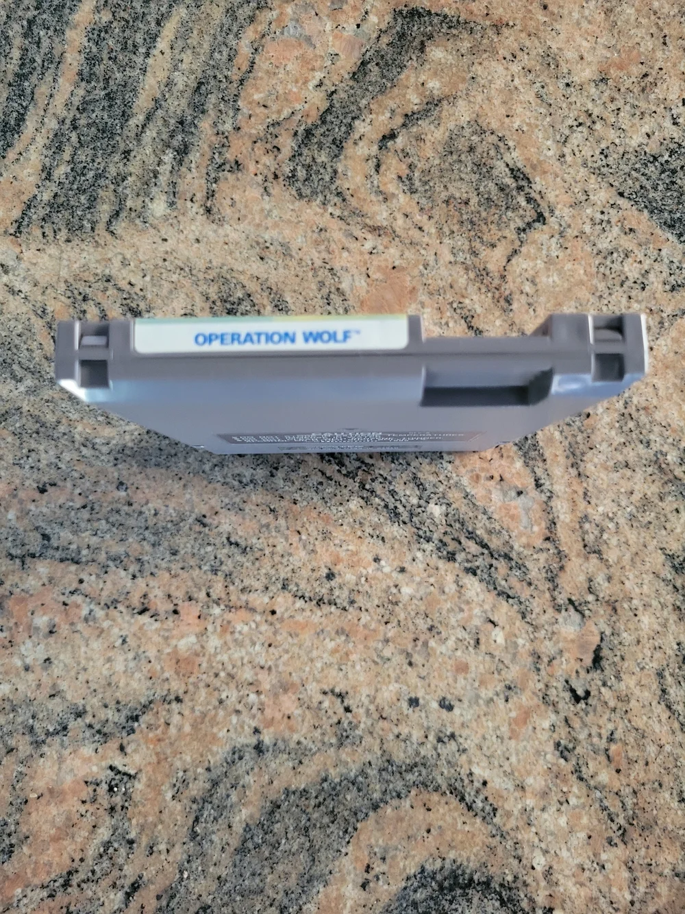 Nintendo (NES): Operation Wolf Game with Protective Sheath. Excellent Condition.
